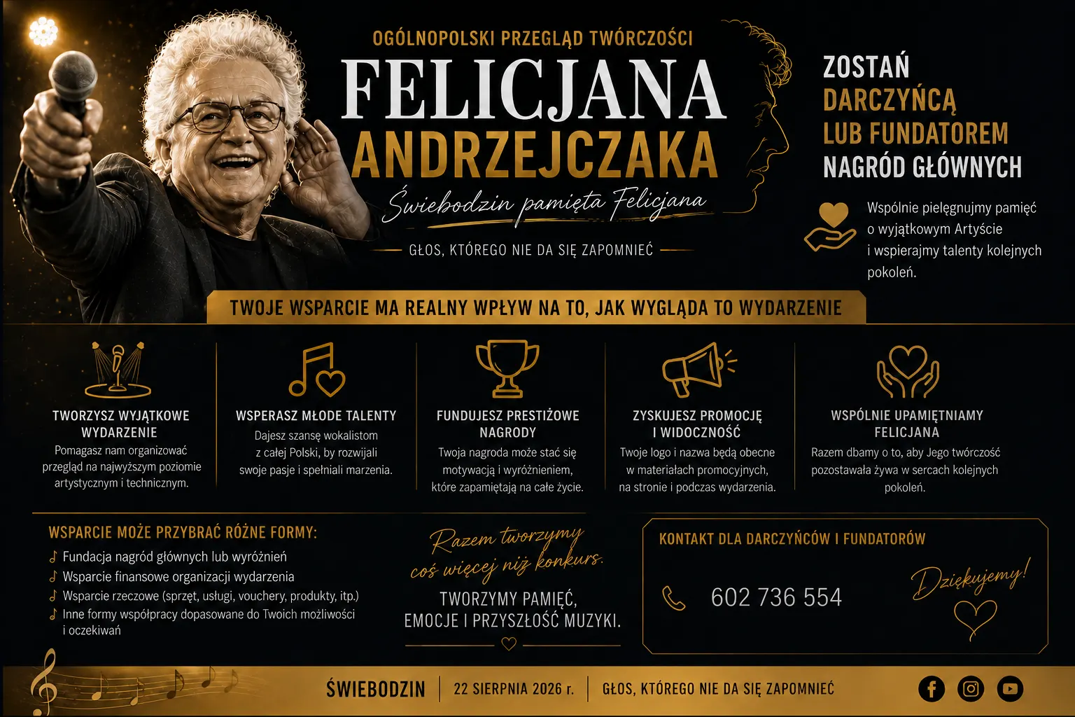 Zostań Darczyńcą Ogólnopolskiego Przeglądu Twórczości Felicjana Andrzejczaka!